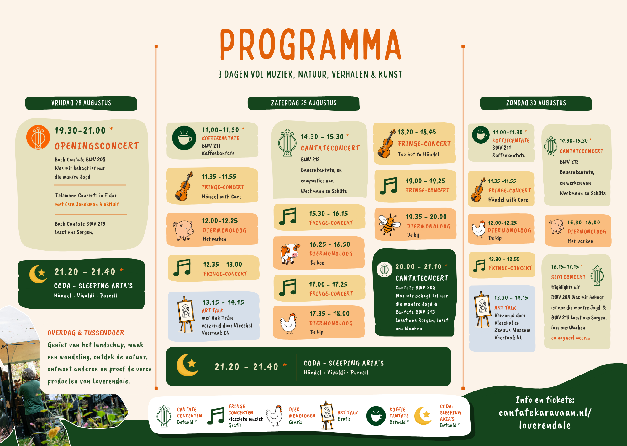 Poster Loverendale Pastorale — programma